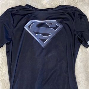 Youth Under Armour Superman workout shirt